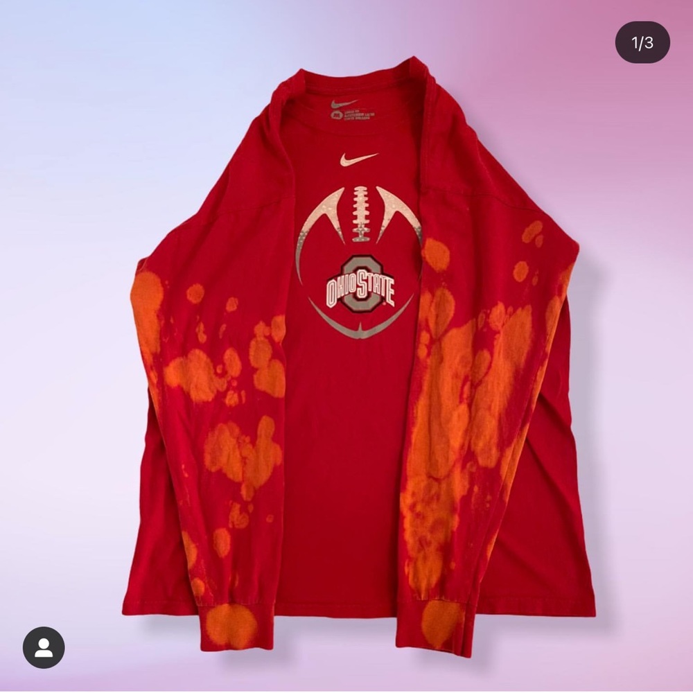 OSU Football Long Sleeve loose fit Nike Ohio State